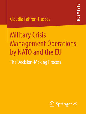 cover image of Military Crisis Management Operations by NATO and the EU